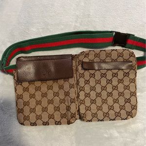 Gucci Belt Monogram - Double Pocket GG